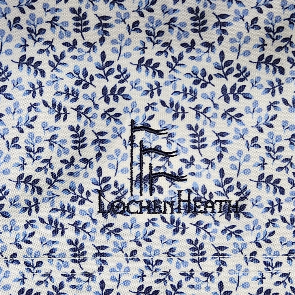 Carnoustie Tech Floral Polo Shirt Size Large • Color Ink - Picture 8 of 11